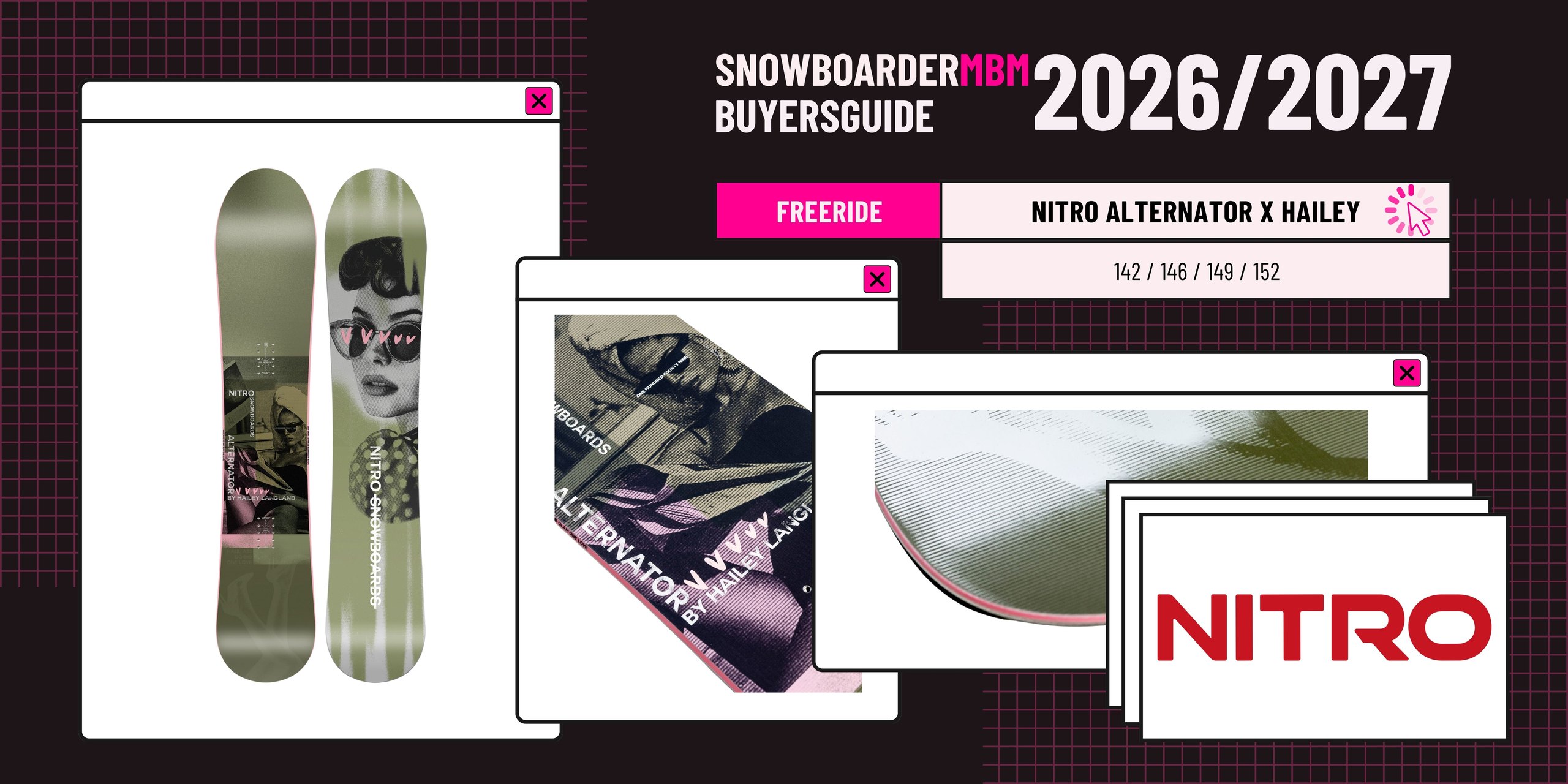 Nitro Alternator X Hailey Snowboard 2026/2027