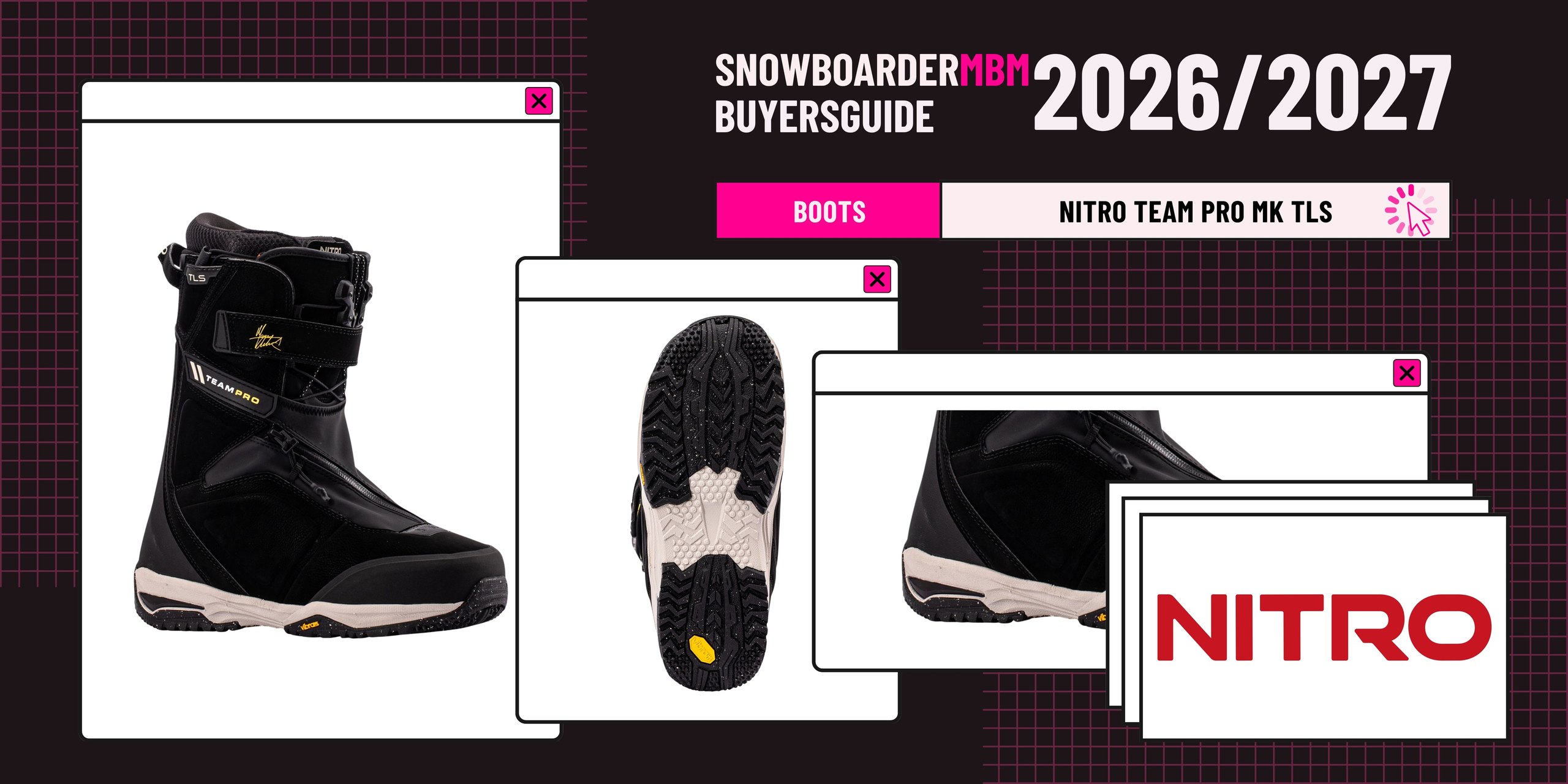 Nitro Team Pro MK TLS Snowboard Boots 2026/2027