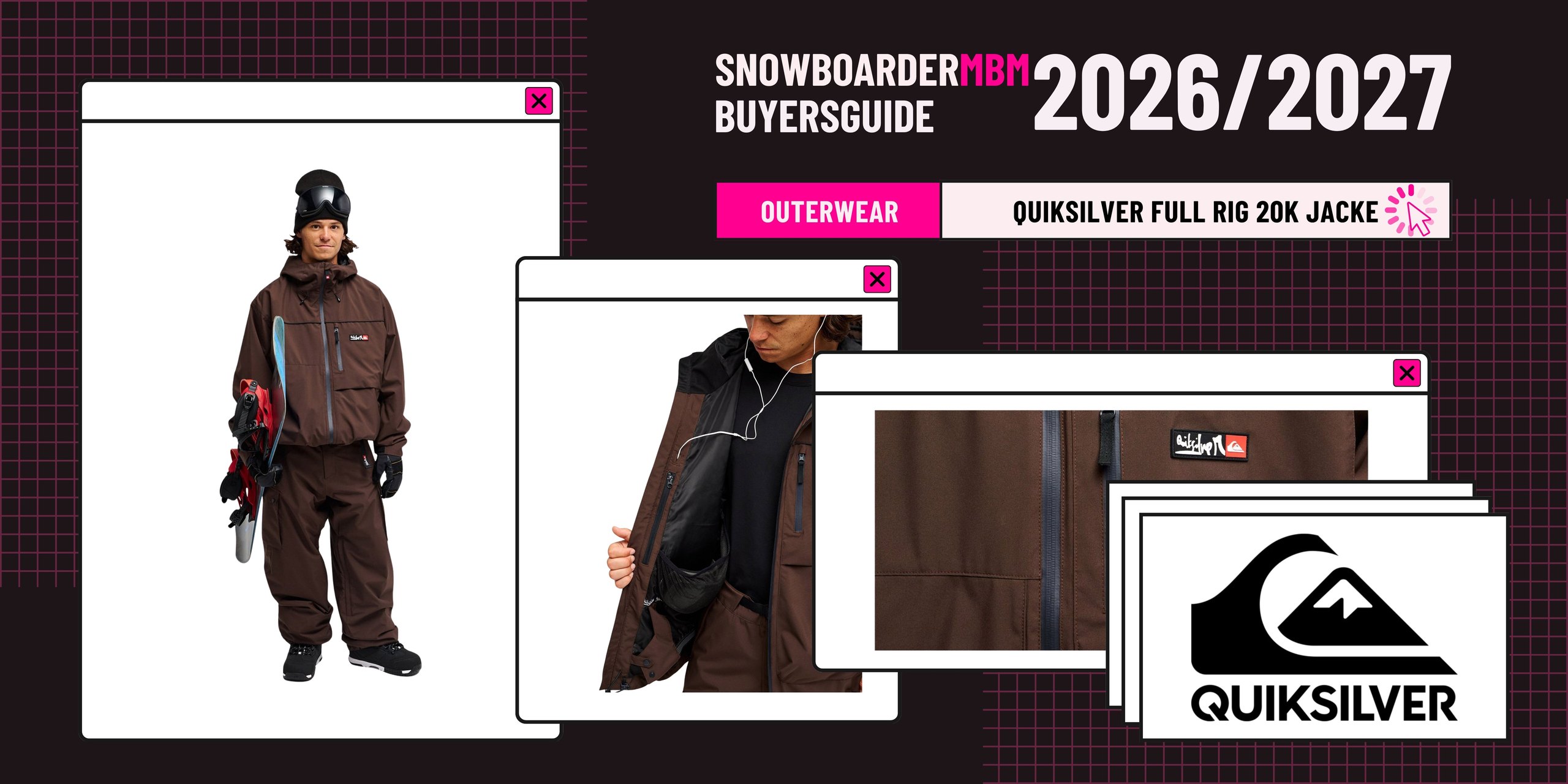Quiksilver Full Rig 20K Jacke Snowboard Outerwear 2026/2027