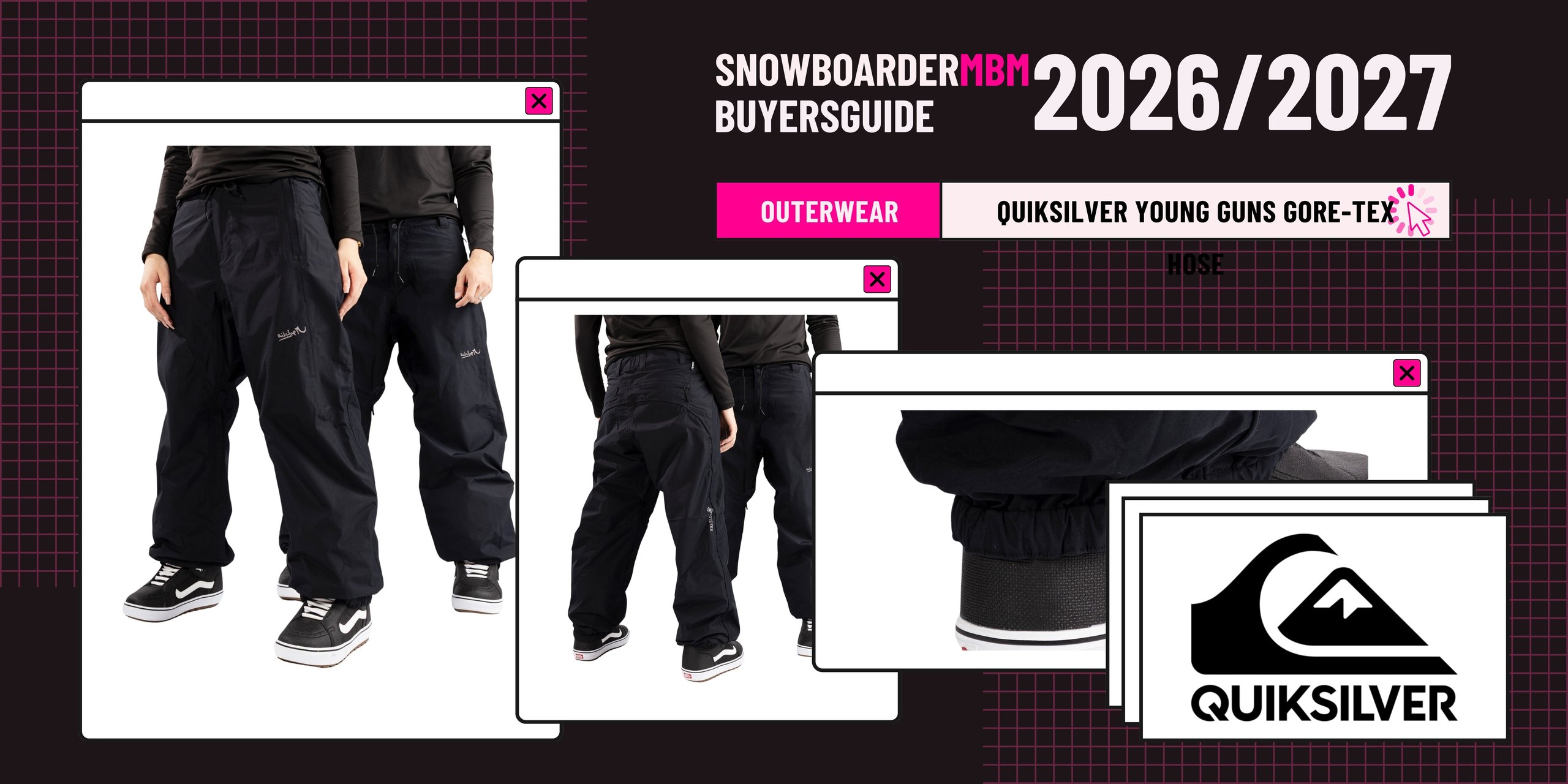 Quiksilver Young Guns Gore-Tex Hose Snowboard Outerwear 2026/2027