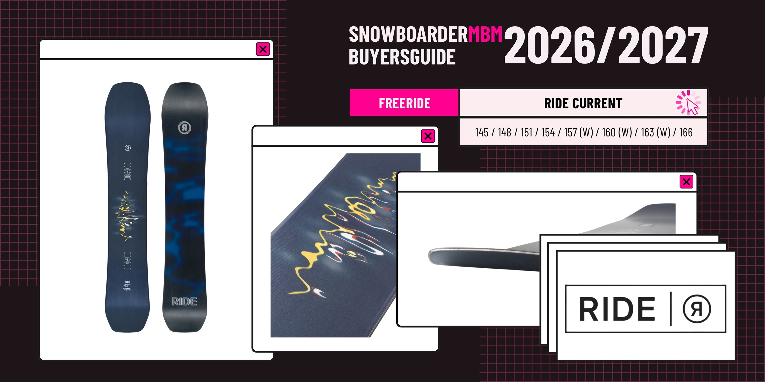 Ride Current Snowboard 2026/2027