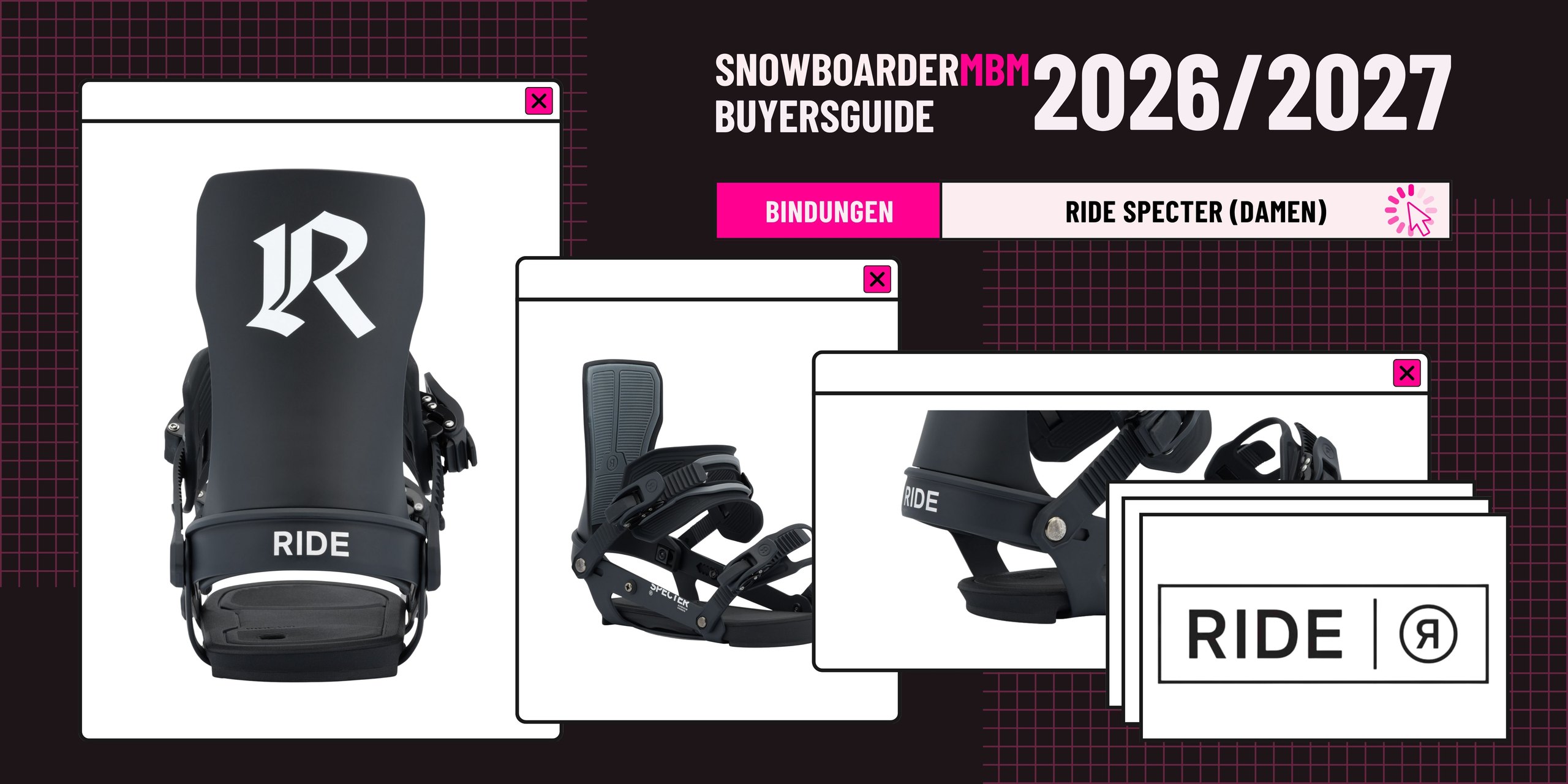 Ride Specter Snowboard-Bindung 2026/2027