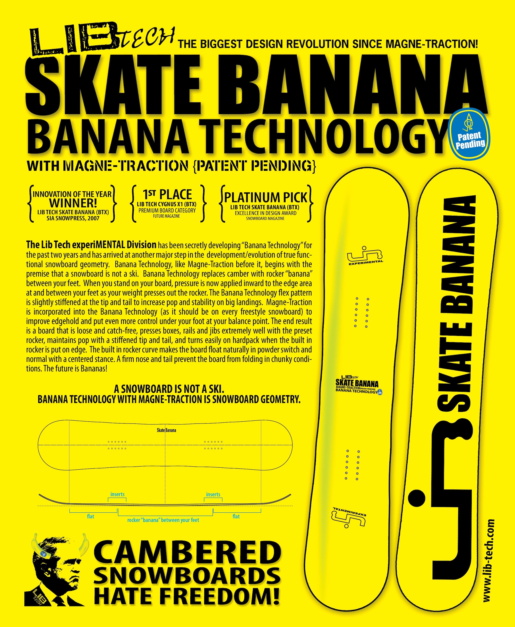 20 Jahre Lib Tech Skate Banana