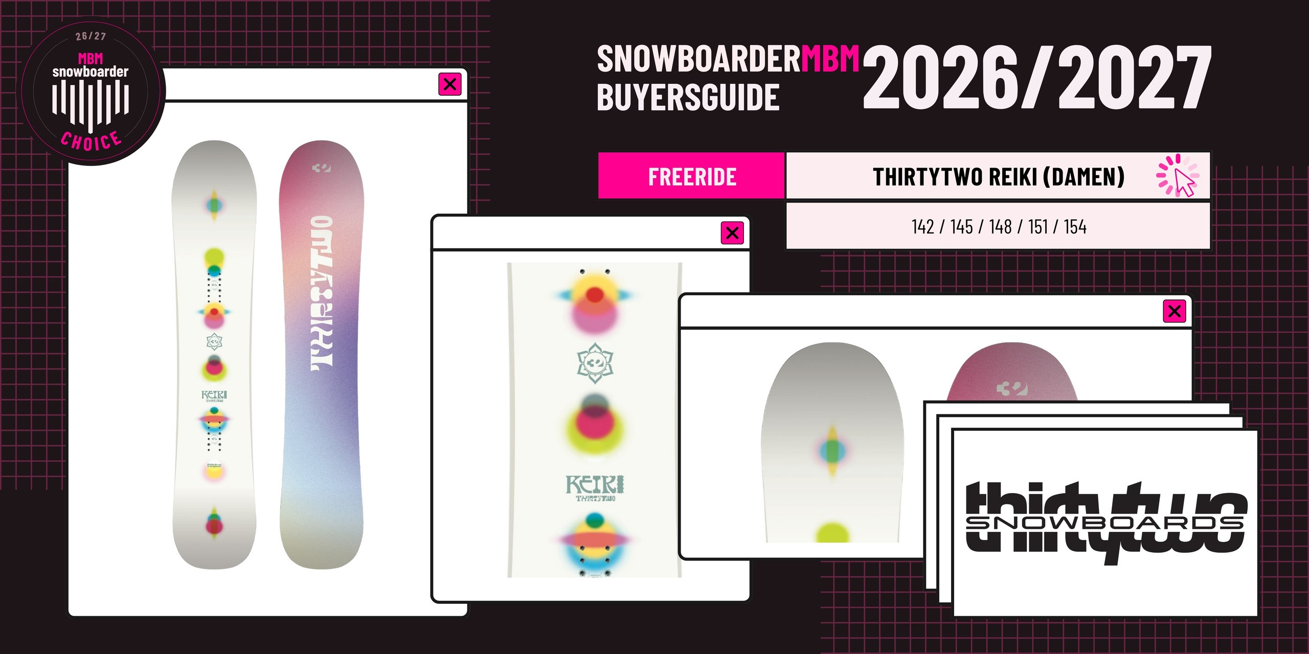 thirtytwo Reiki Snowboard 2026/2027