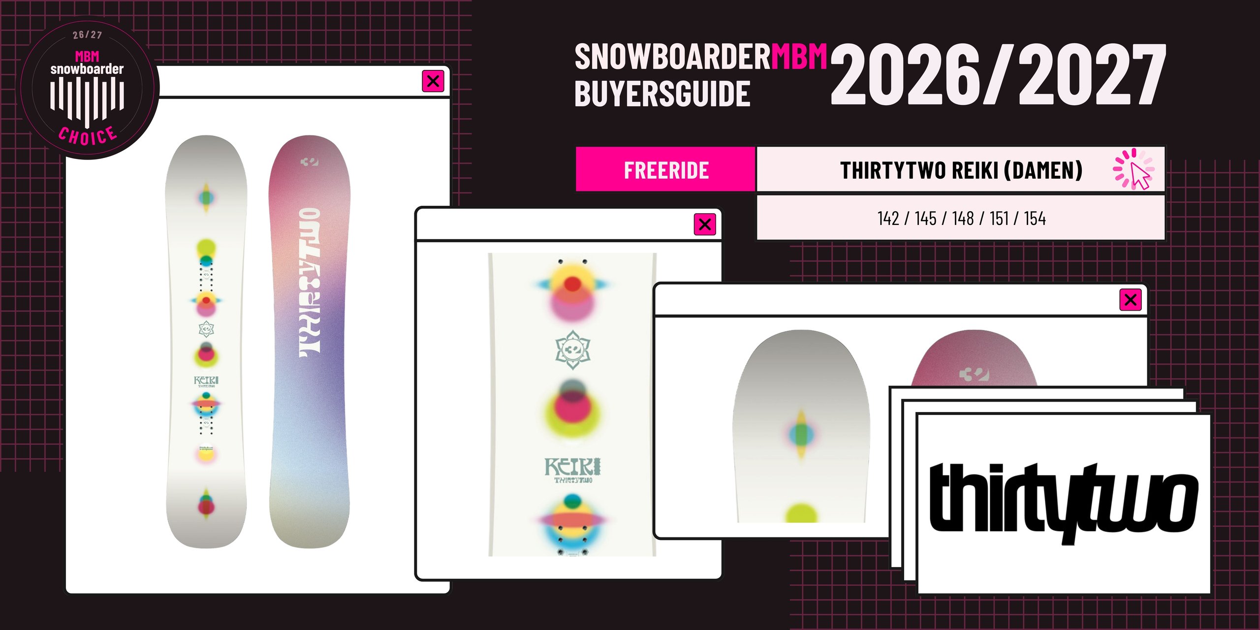 thirtytwo Reiki Snowboard 2026/2027