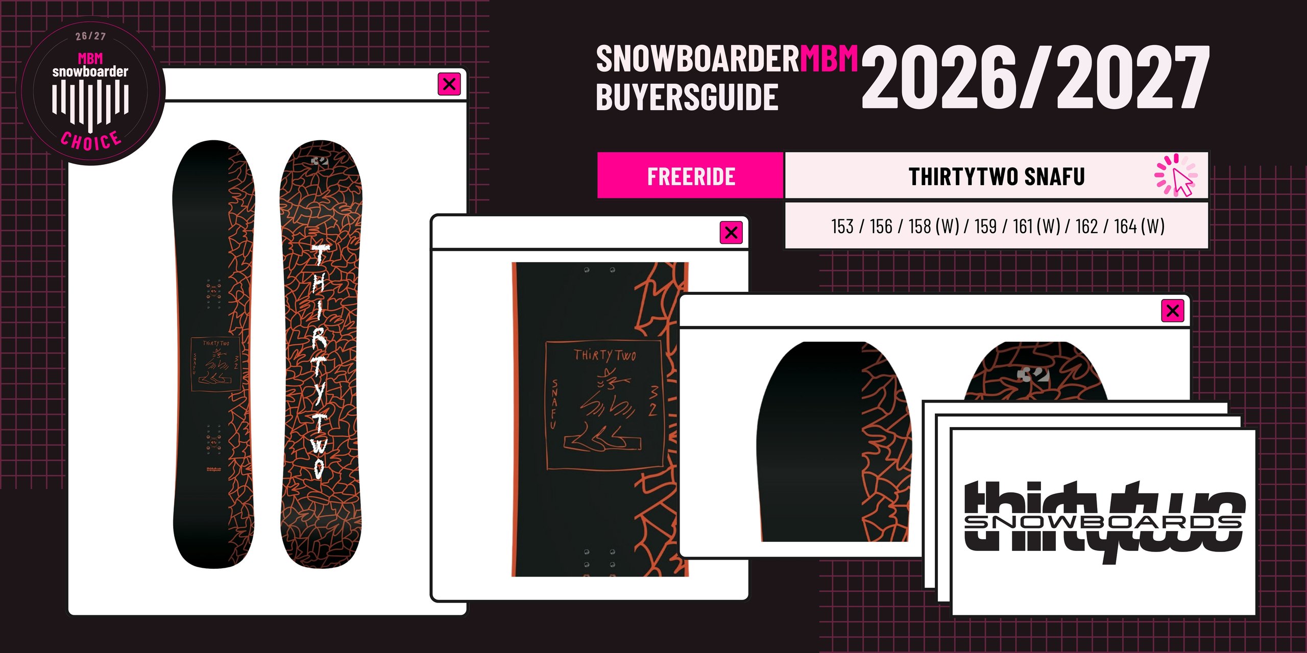 thirtytwo Snafu Snowboard 2026/2027