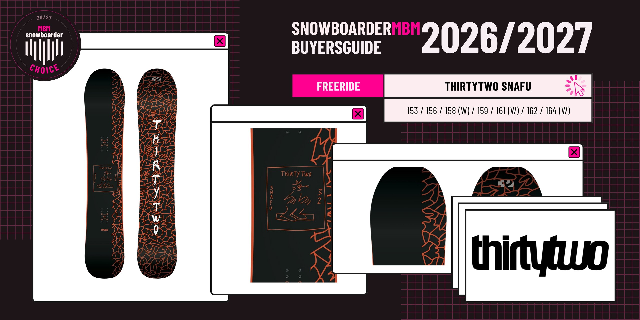 thirtytwo Snafu Snowboard 2026/2027