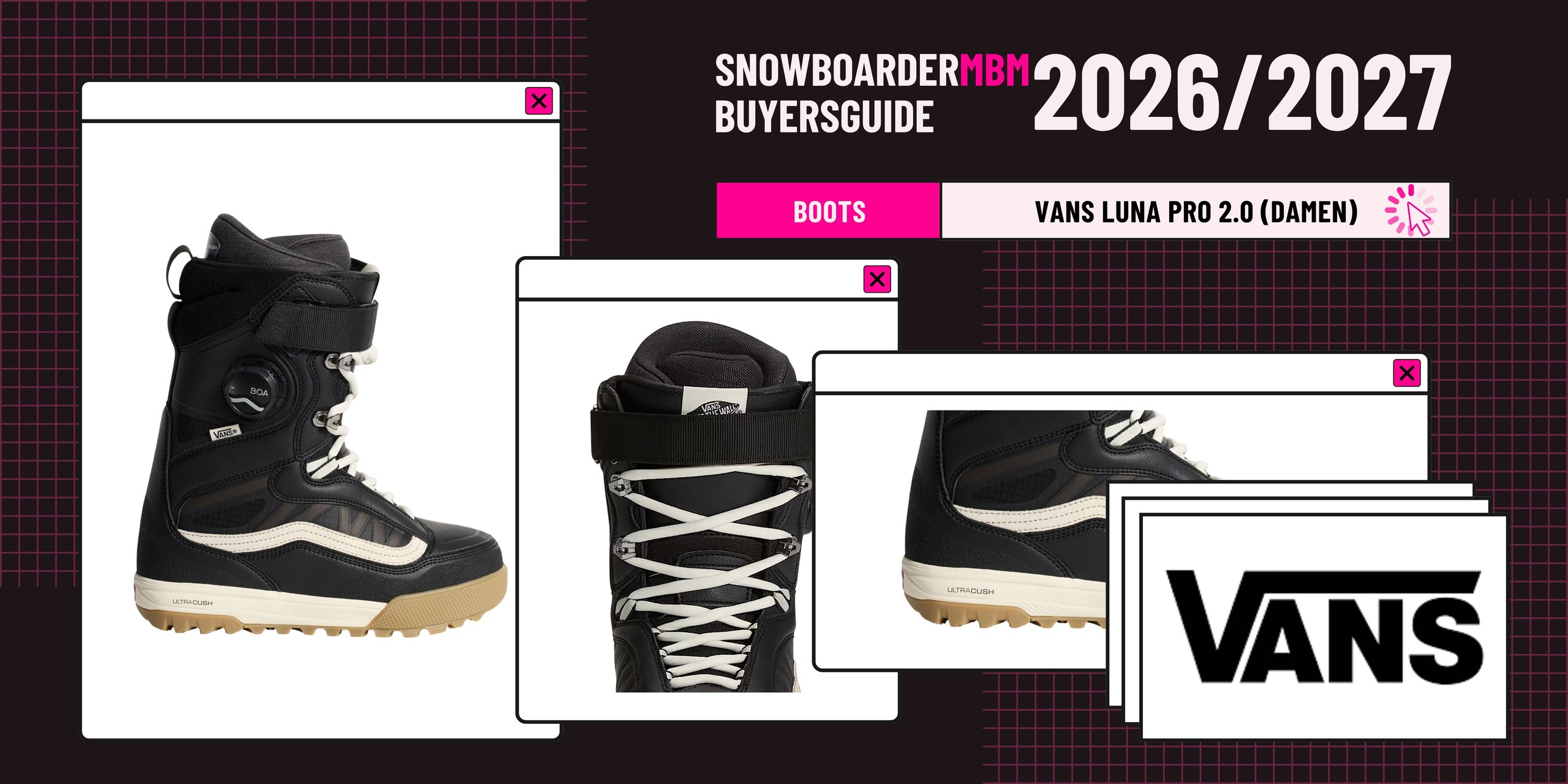 Vans Luna Pro 2.0 Snowboard Boots 2026/2027