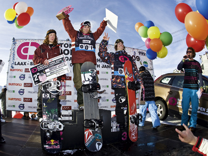 So wollen wir ihn bald wieder sehen: ganz oben - European Open 2009