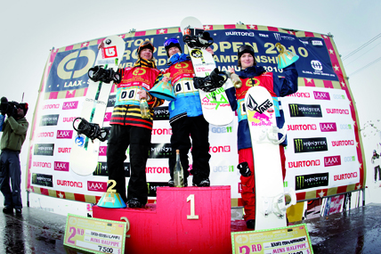 Der TTR-Champion Peetu räumte in der Saison 2009/10 nicht nur bei den Burton European Open ab
