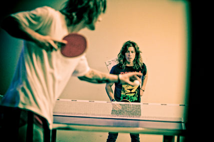 Pech für Shauns Gegner: Shaun wird ihn nicht vom Tisch lassen, bis er ihn besiegt hat