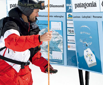 Avalanche Training Center auf der Diavolezza bei Pontresina