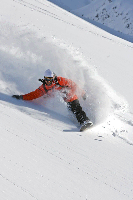 Feinster PowPow am Ende der Line