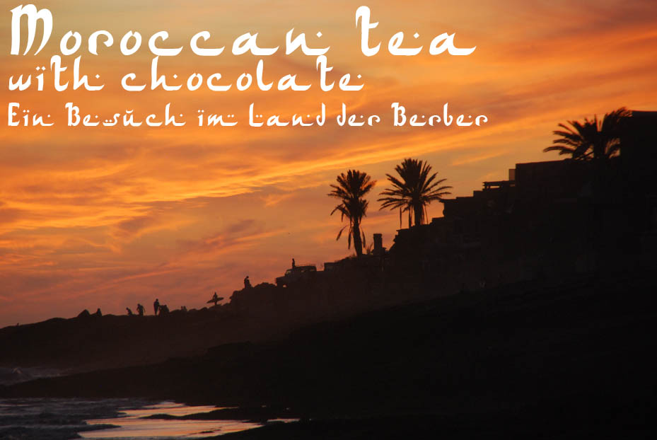 Moroccan tea with chocolate