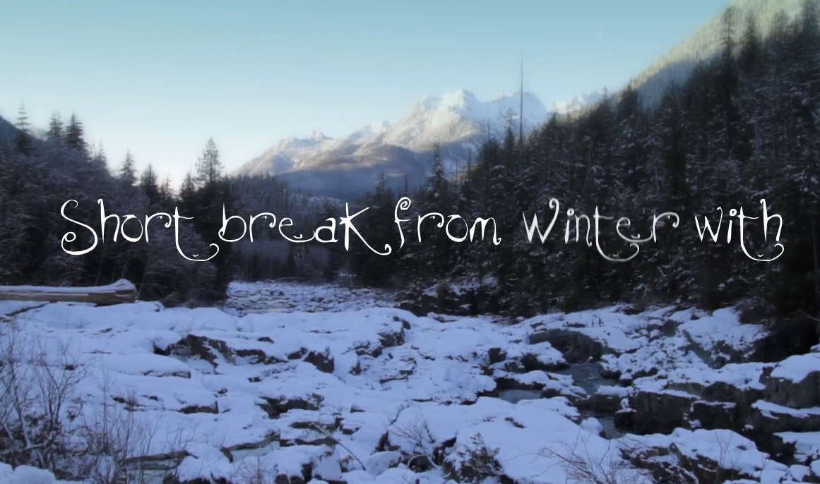 Short break from winter with Raph