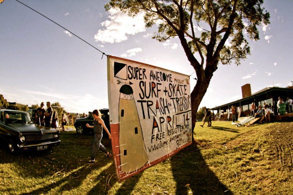Super Awsome Surf Skate Trash n