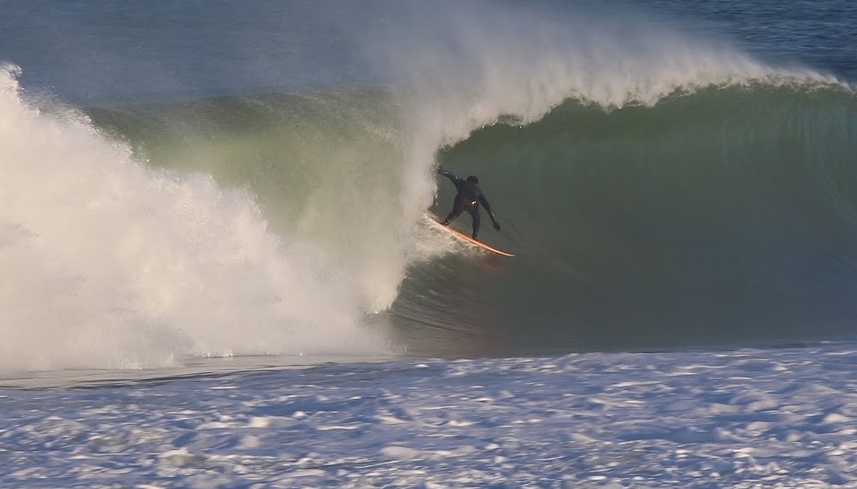 Frühjahrswellen in Hossegor im April 2018