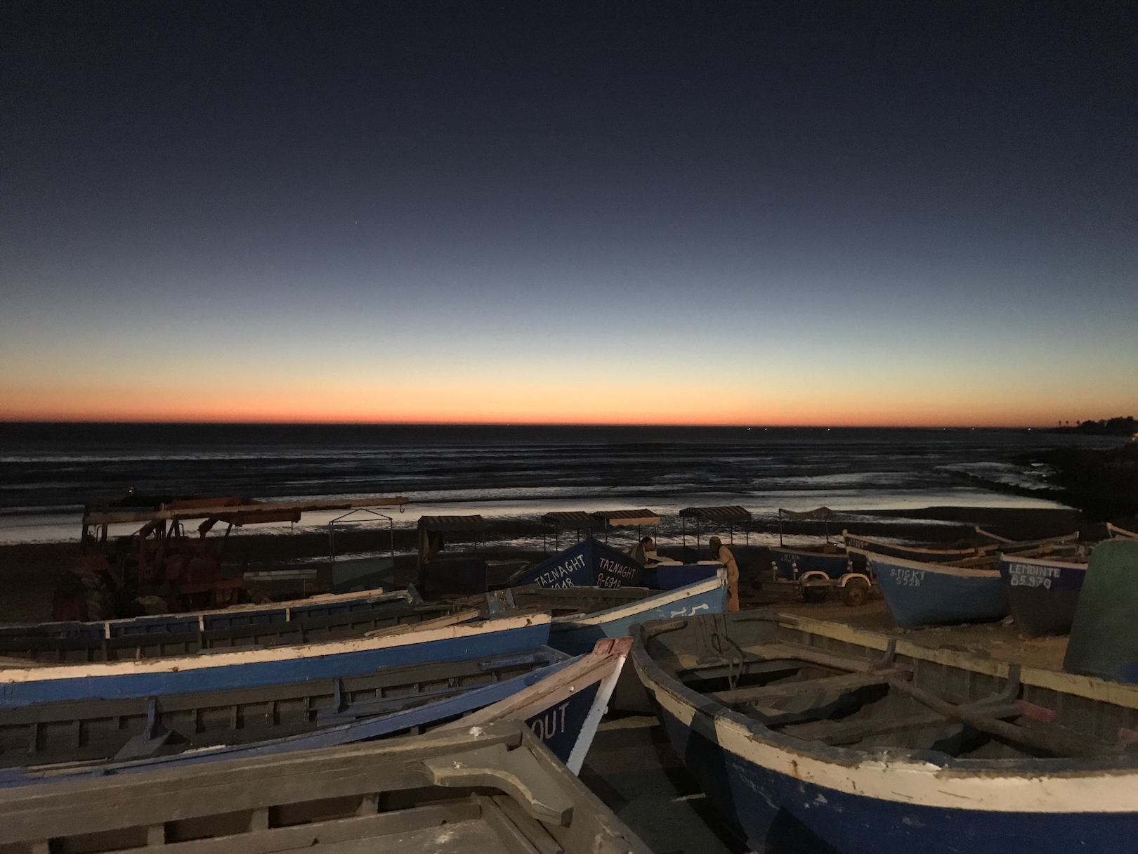 Sonnenuntergang in Taghazout. credit: Vincent Frey