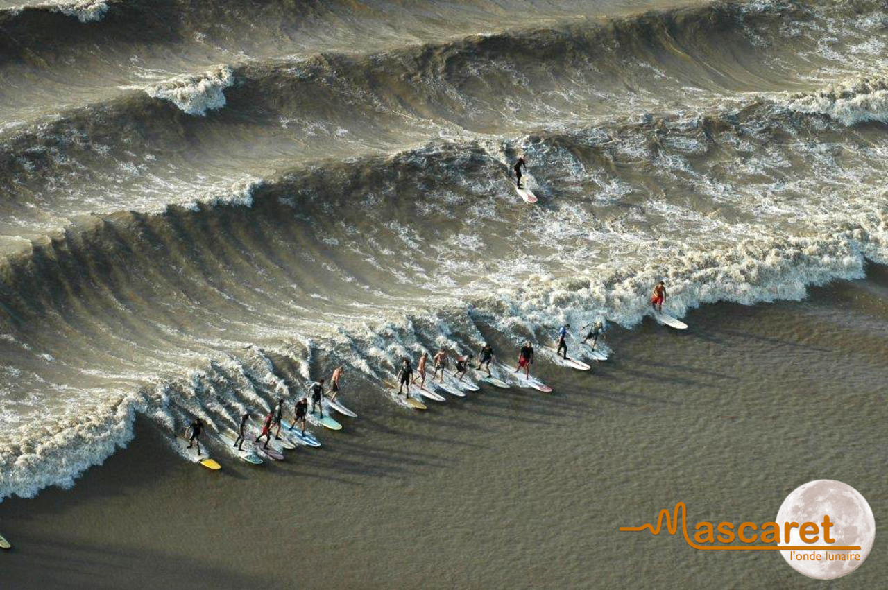 Mascaret Tidal Bore Gezeitenwelle