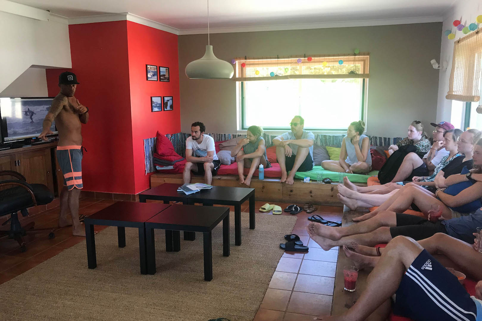 Eine Videoanalyse hilft den Kursteilnehmern sich zu verbessern.