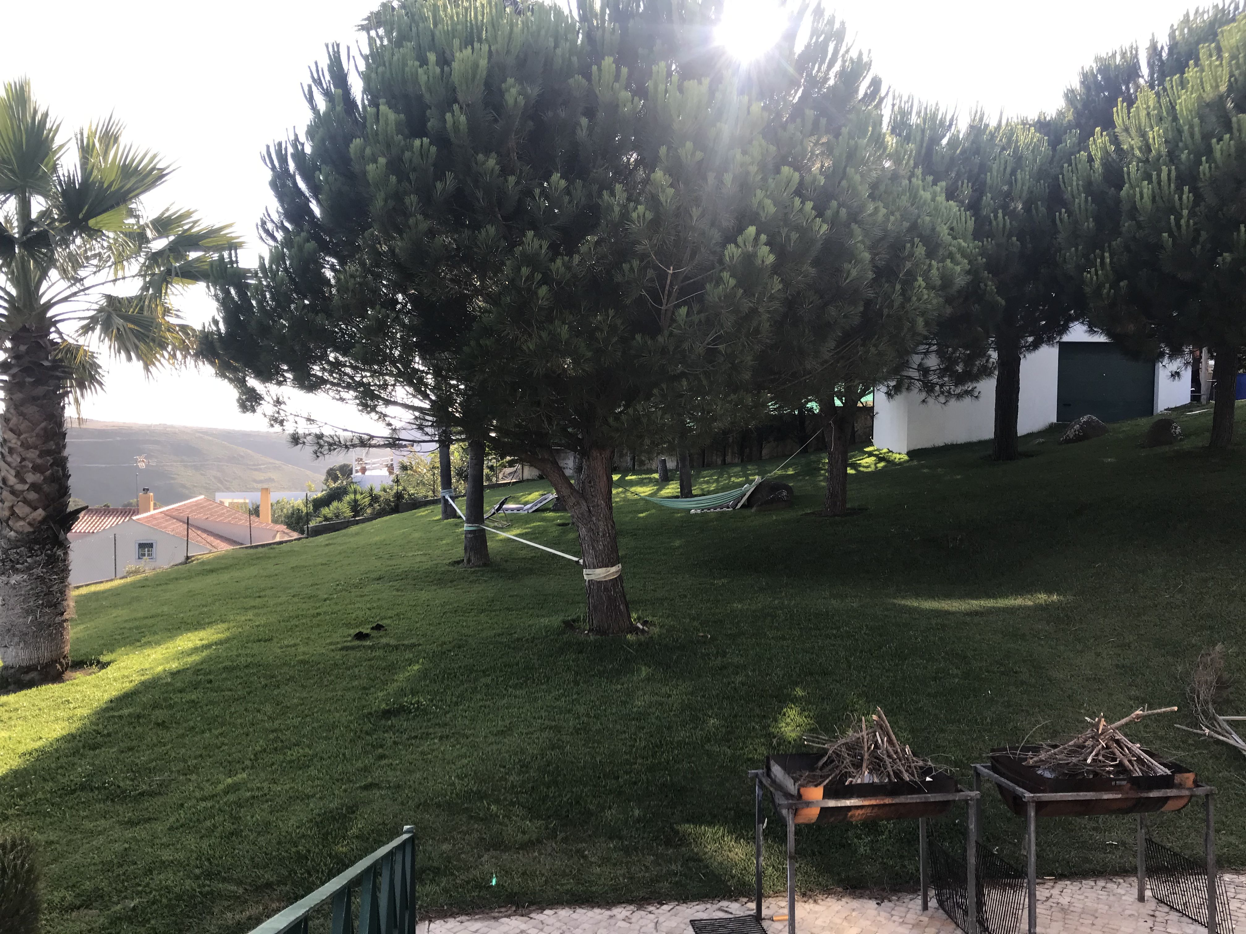 Der Garten des Surfhouses. Der Garten des Surfhouses.