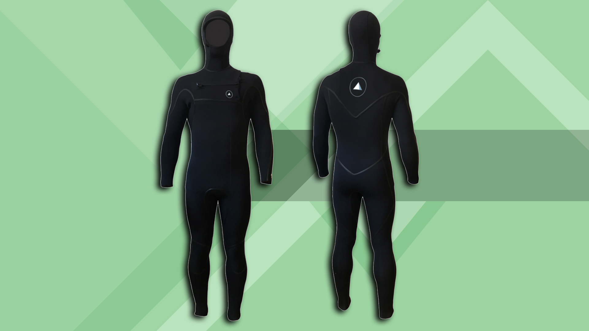 Zion Yeti with Hood & Chest Zip Herren Wetsuit