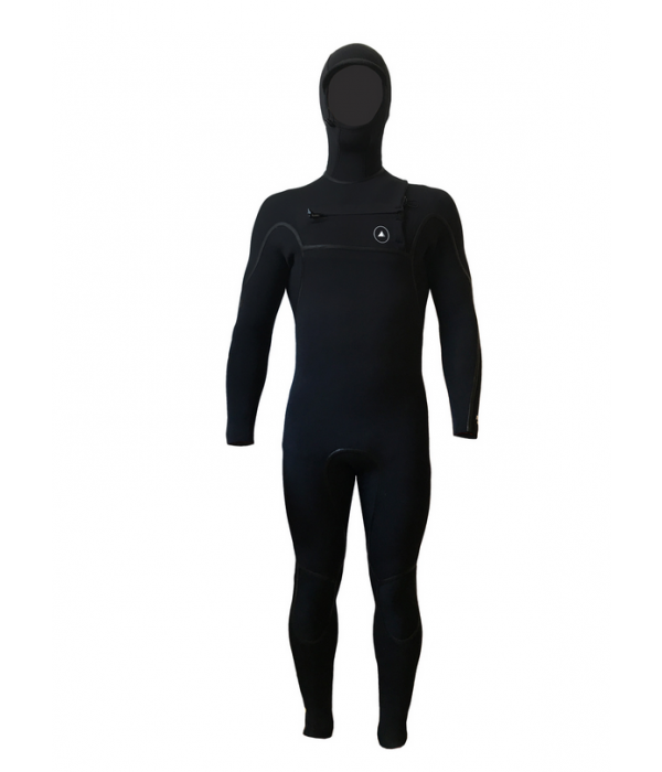 Zion Yeti with Hood & Chest Zip Herren Wetsuit