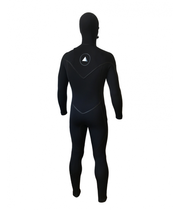 Zion Yeti with Hood & Chest Zip Herren Wetsuit