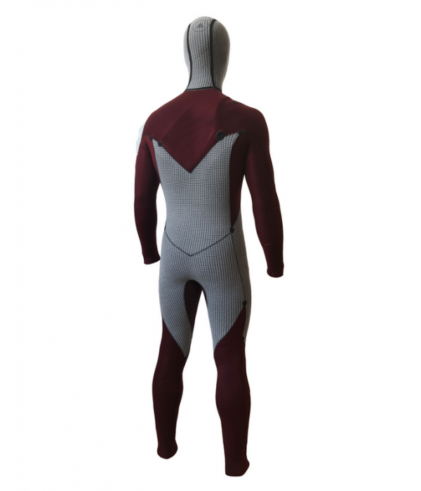 Zion Yeti with Hood & Chest Zip Herren Wetsuit