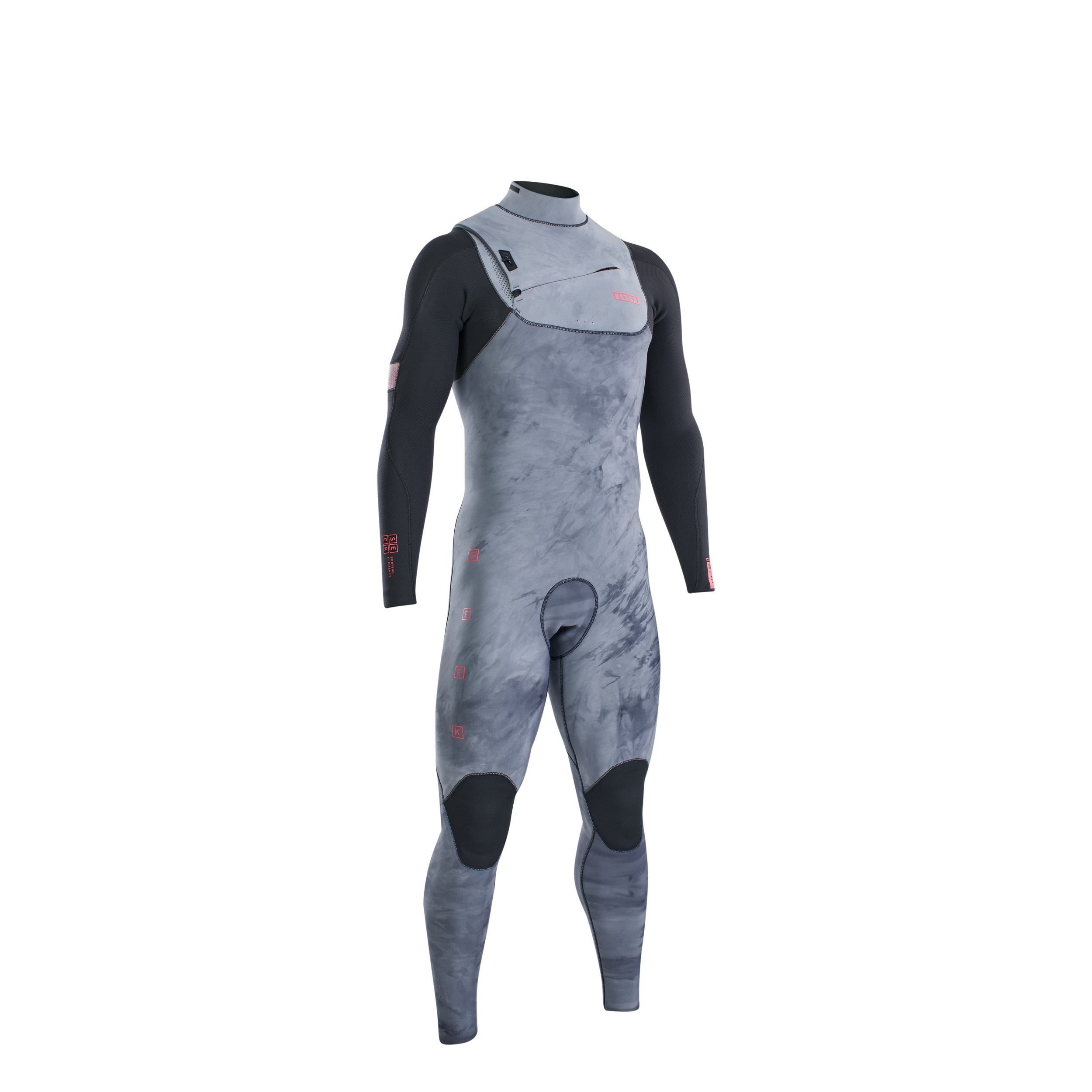 48222-4467+ION-Wetsuit Seek Amp 4_3 Front Zip men+09+259 tiedye-ltd-grey+front