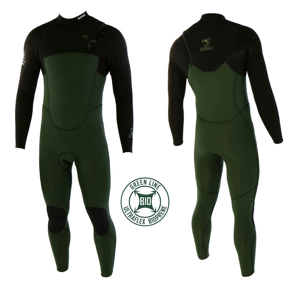 SOÖRUZ Wetsuits - GREENLINE Chest-zip - Men SOÖRUZ Wetsuits - GREENLINE Chest-zip - Men Wetsuits - GREENLINE Front-zip - SOÖRUZ
