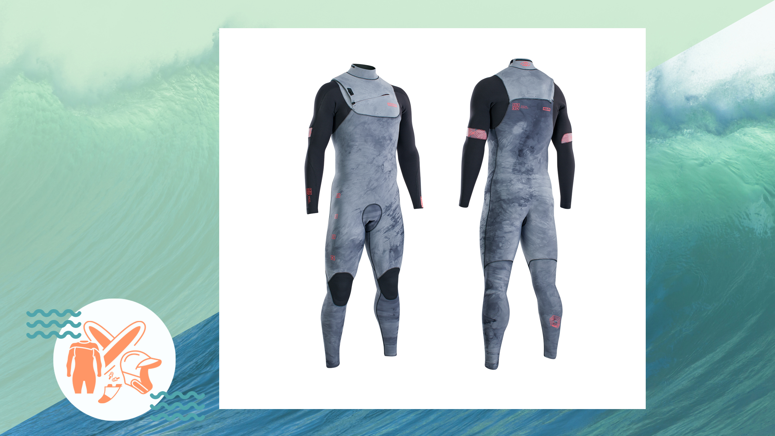 ION - SEEK Amp FZ Wetsuit