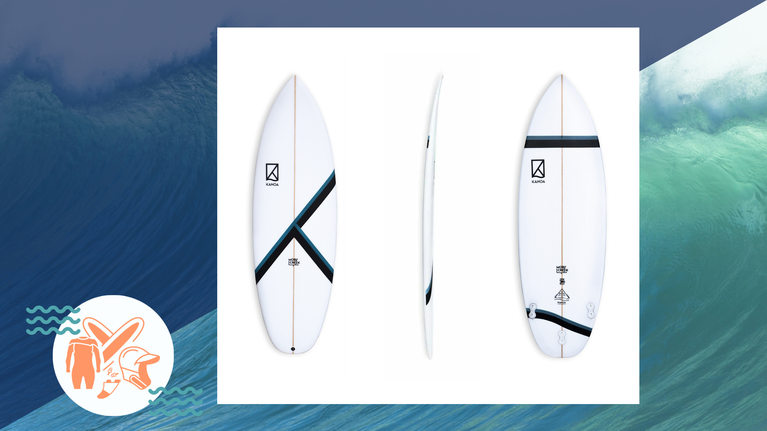 Kanoa Moby Creek Riverboard