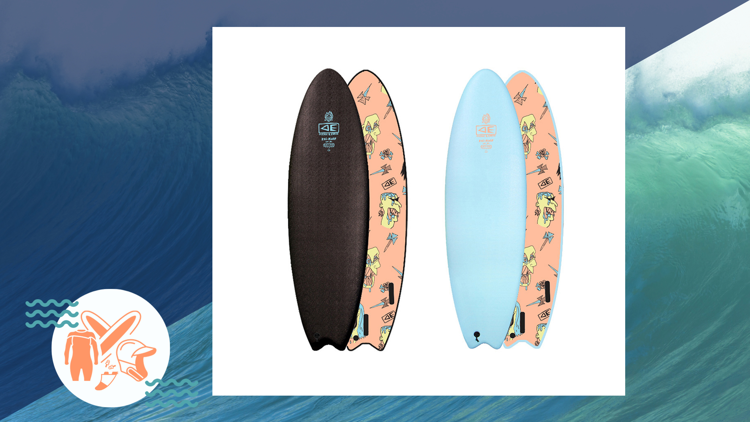 Ocean & Earth - Brains Ezi-Rider Surfboard