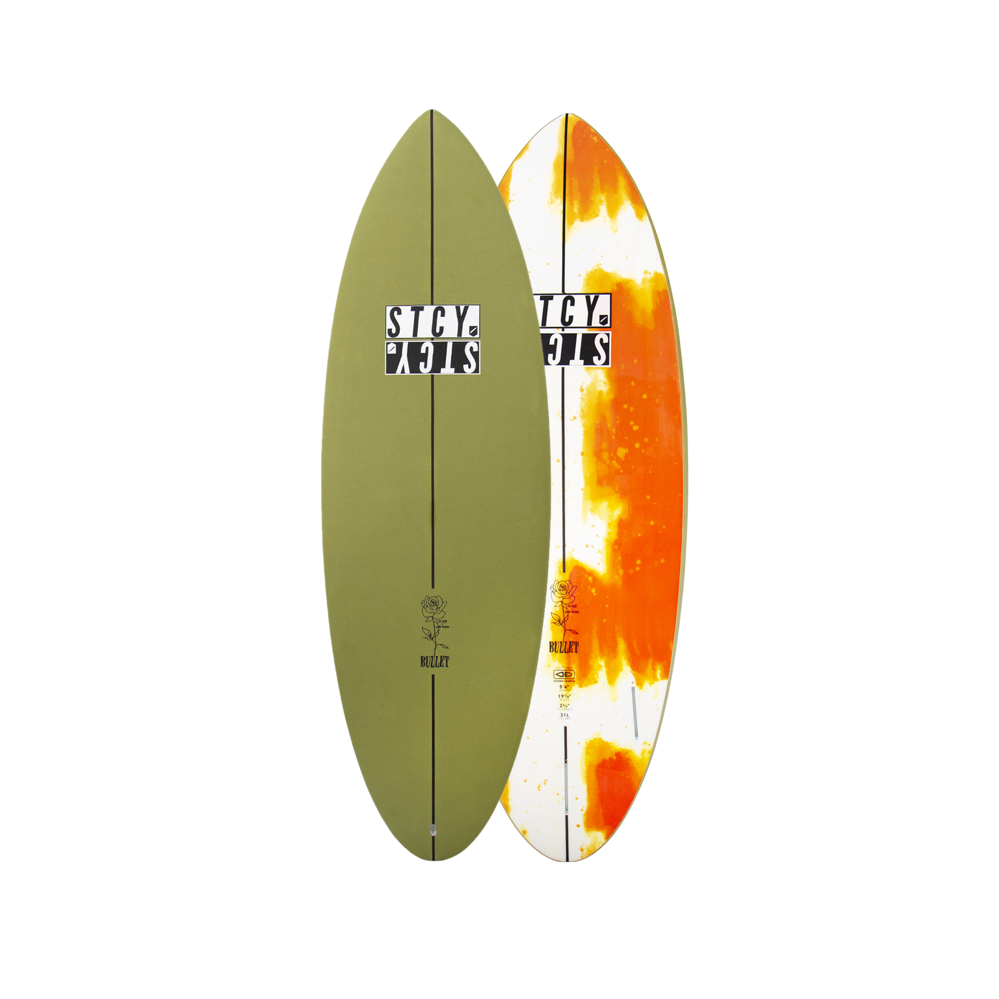 Ocean & Erath - Stacey Bullet Epoxy Soft Surfboard