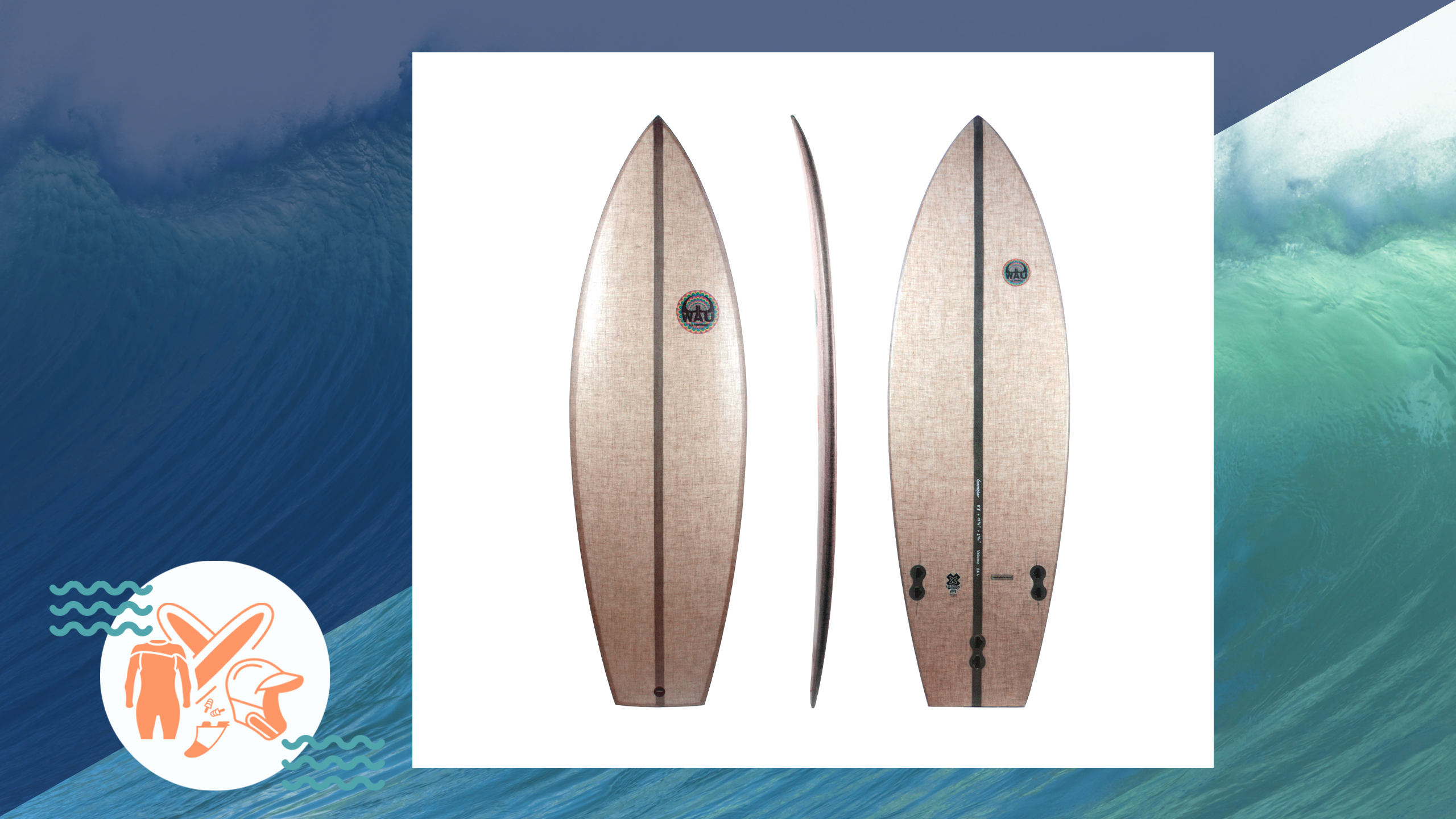 WAU ECO - Gambler Surfboard