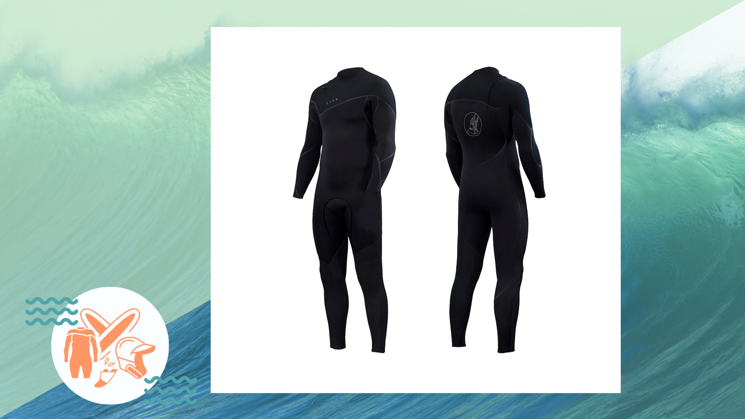ZION Wetsuits - CORTEZ 3/2 STEAMER ZIPLESS