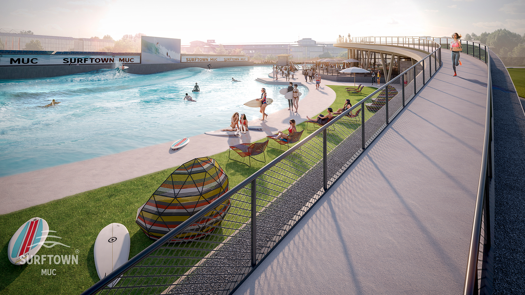 SURFTOWN MUC Wavepool Surfen München