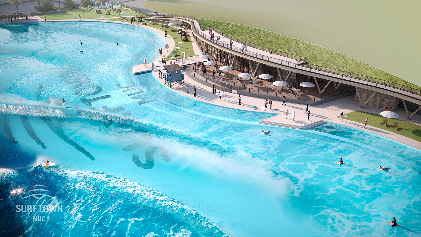 SURFTOWN MUC Wavepool Surfen München SURFTOWN MUC Wavepool Surfen München