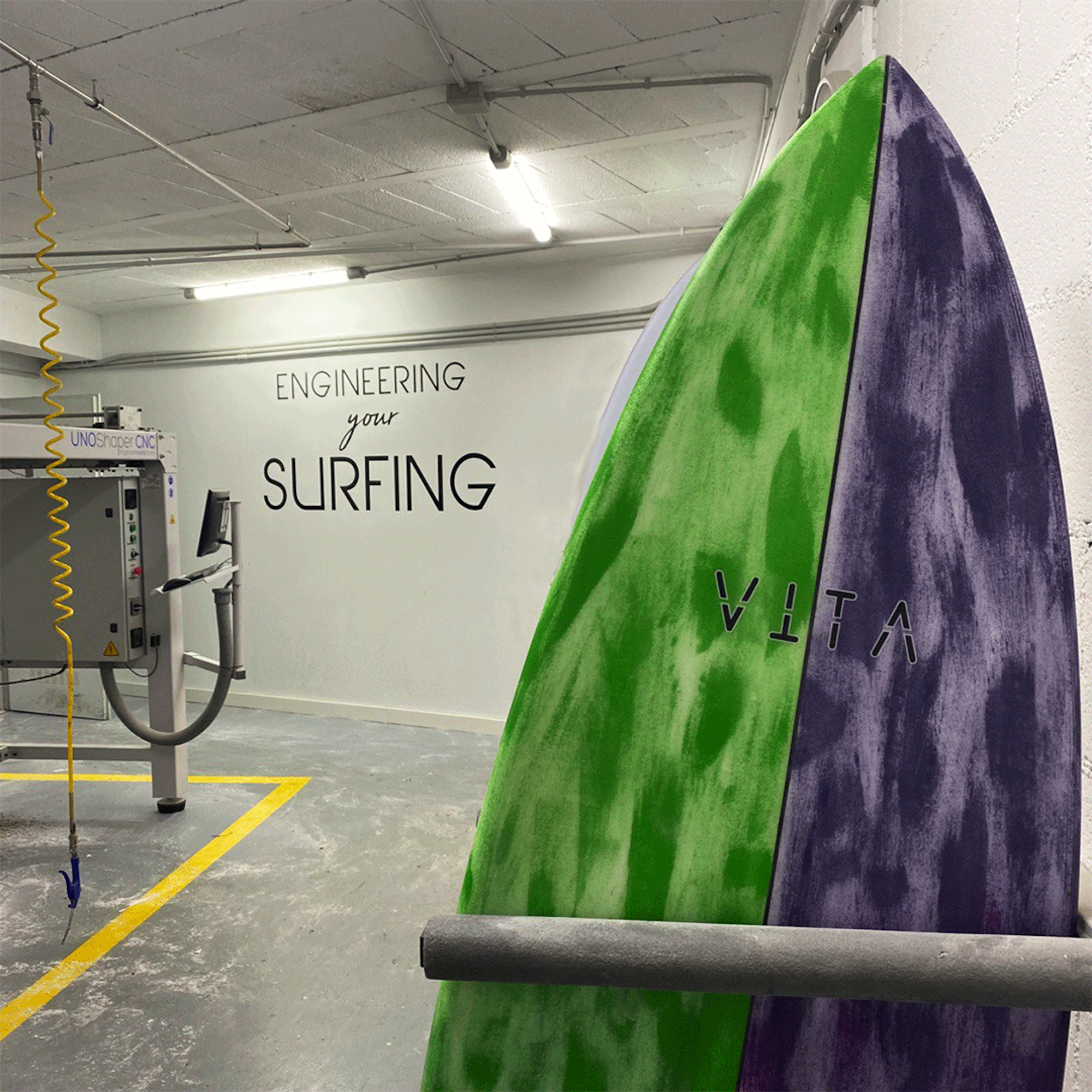 Individuelle Boards beim Shapen