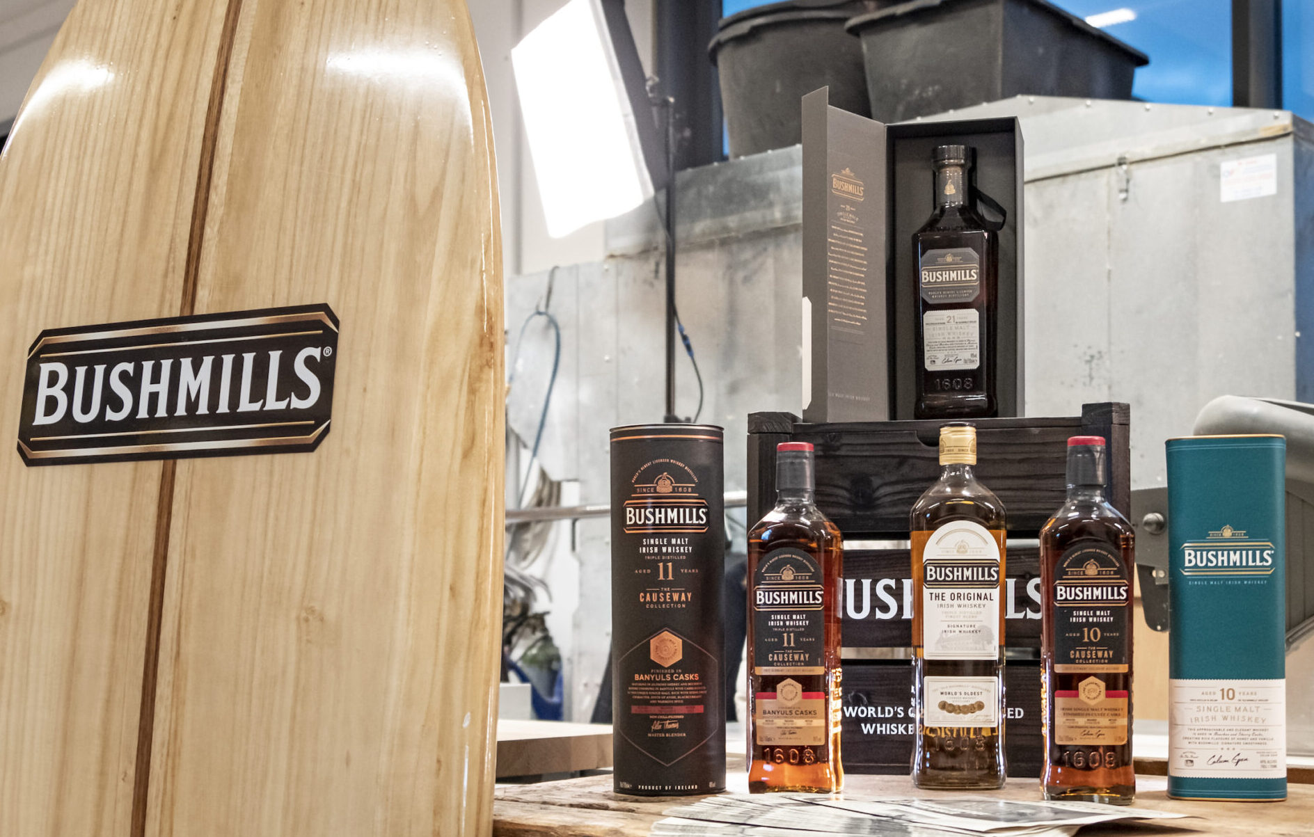 Bushmills Whiskey Surfen