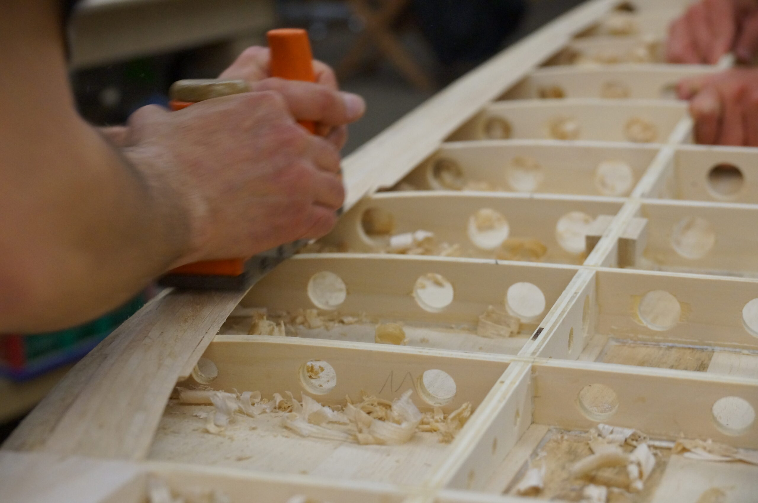 Shaping a Wooden Surfboard