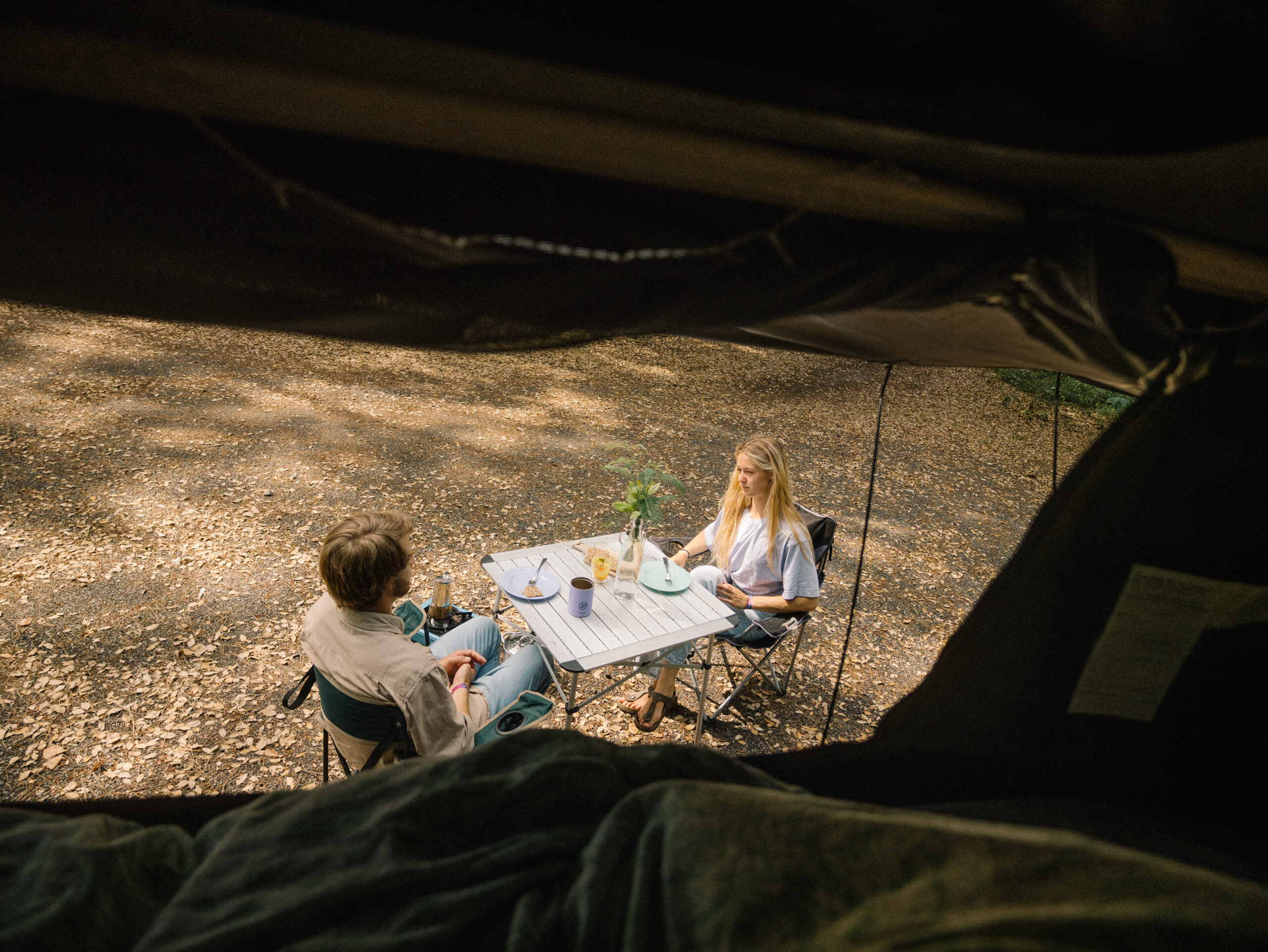 Mittagspause Thule Dachzelt