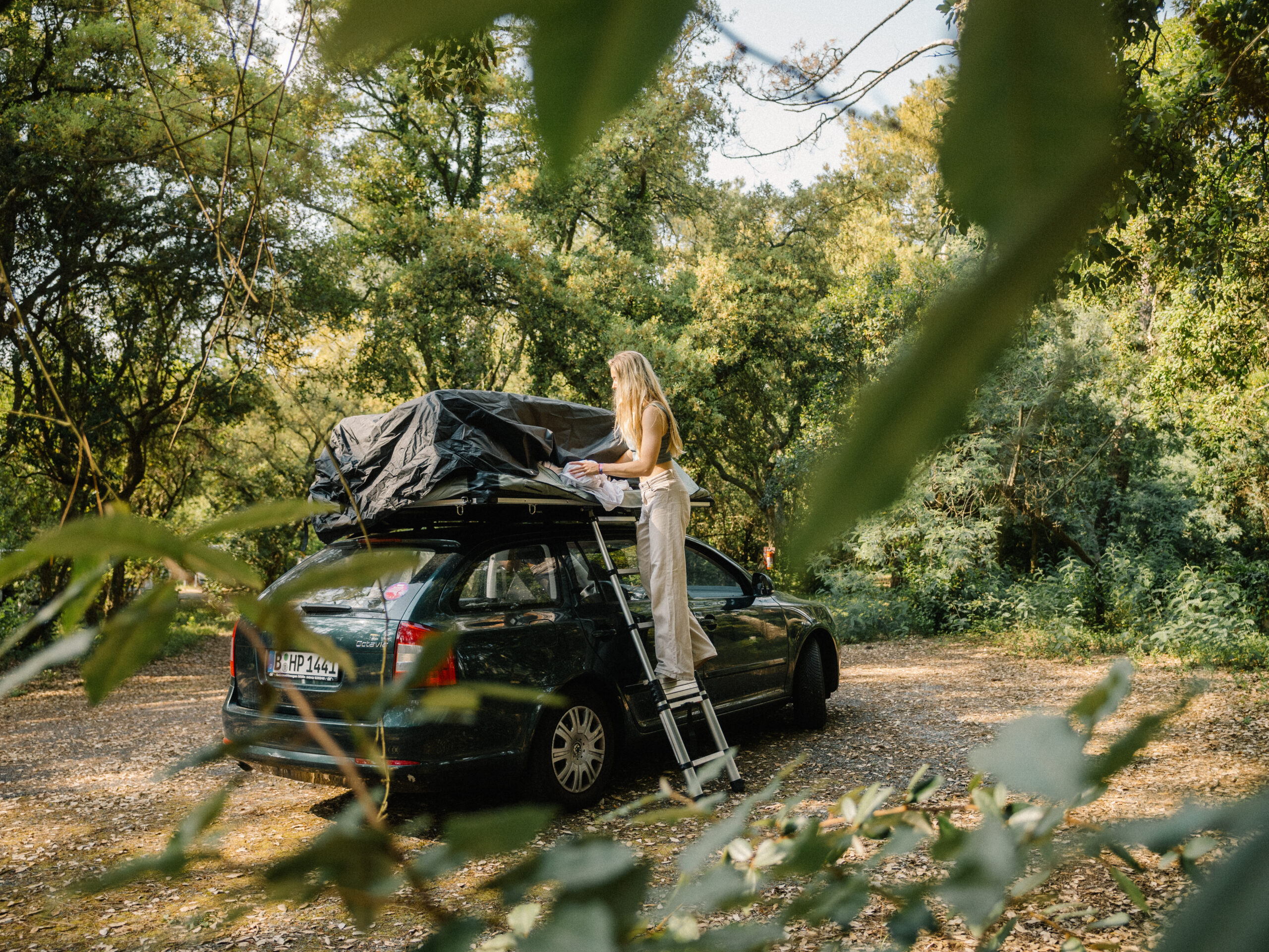 Aufbau Thule Dachzelt