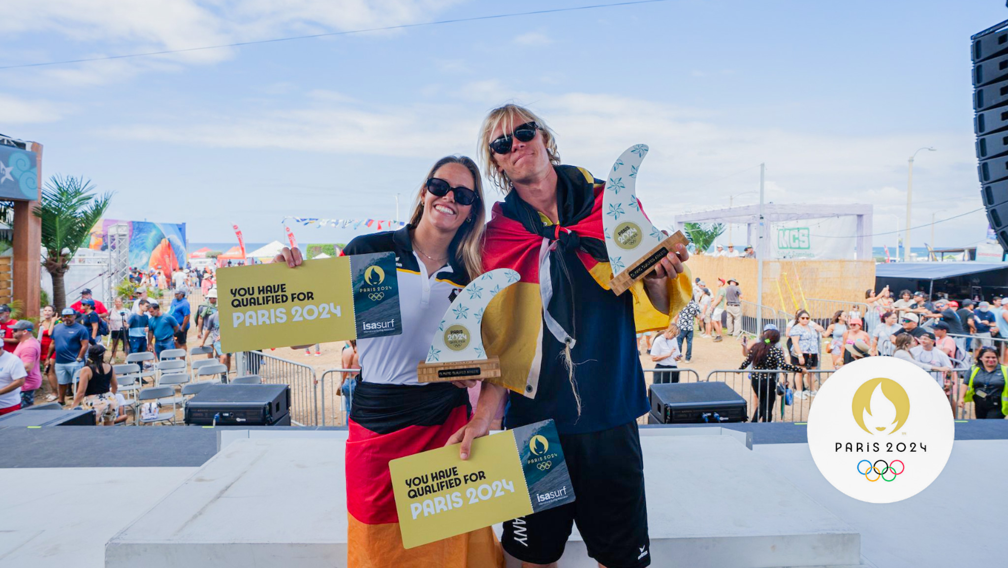 Olympia Quali 2024 Tim Elter und Camilla Kemp Olympia Quali 2024 Tim Elter und Camilla Kemp