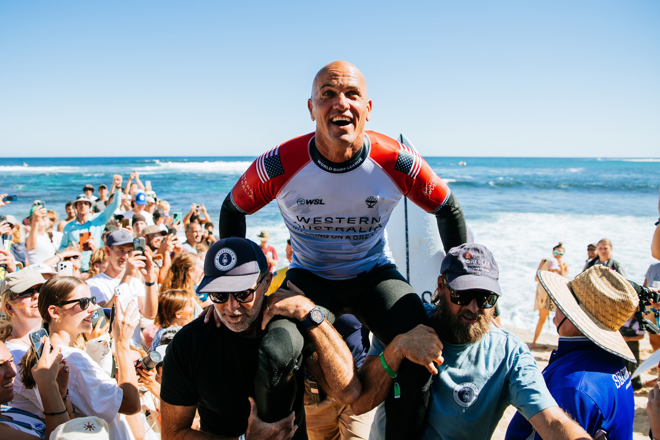 Western Australia Margaret River Pro Kelly Slater_WSL_Western Australia 2024