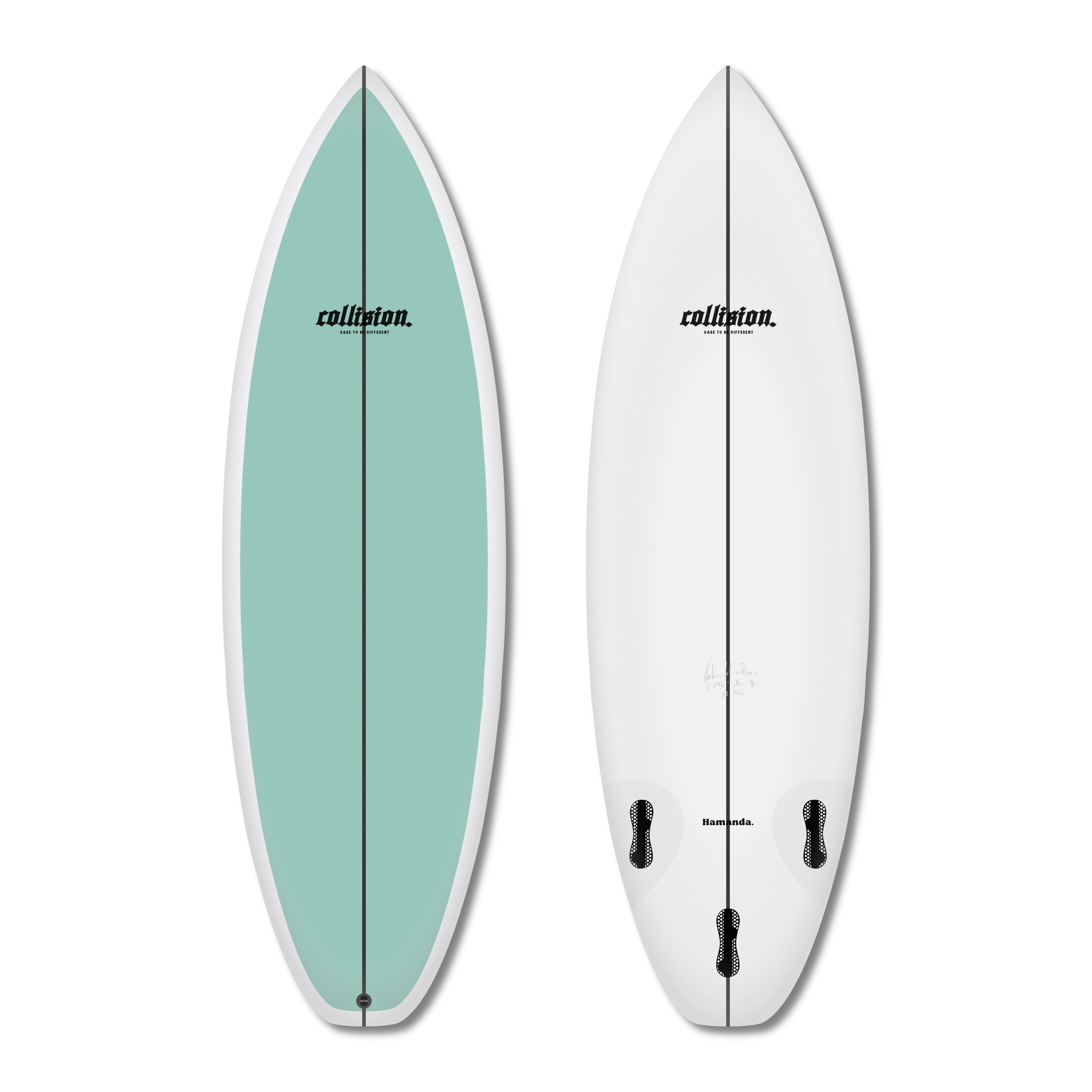Collision_BFF_White_Turquoise Collision_BFF