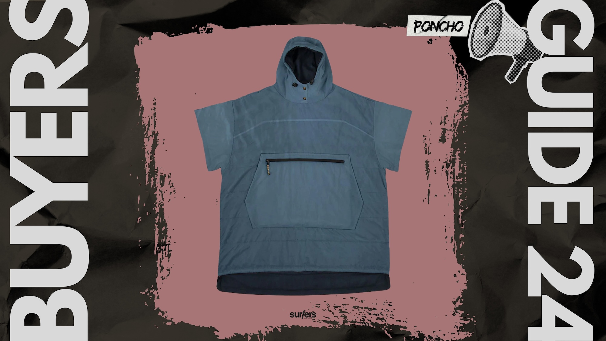 VOITED – Surf Poncho mit Kapuze