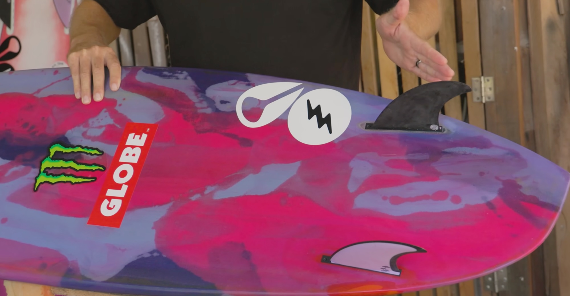 Asymmetrische Surfboards