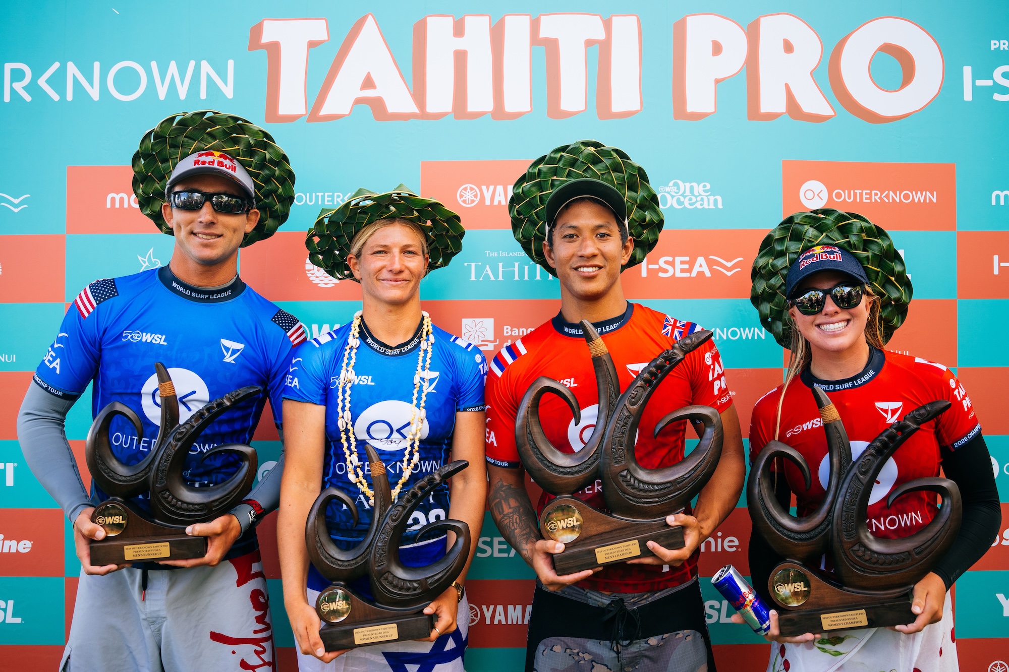 Erin Brooks und Seth Moniz gewinnen den Tahiti Pro 2026